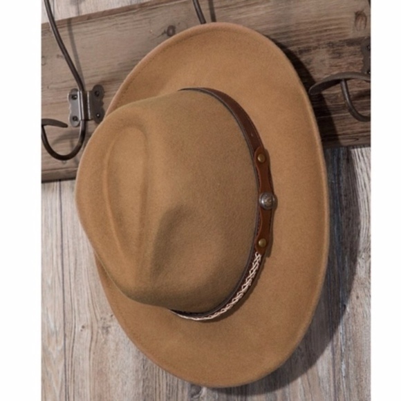 LAST ONE ☝️ Bohemian-Western Style Panama Hat—CAMEL main image 5